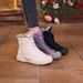 . New Retro Snow Boots, Cotton Shoes And Fleece Women's Shoes For Autumn And Winter 2025_vogvips.com
