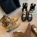 DesignerAutumn And Winter New Style,fashionable Retro Color Block,versatile Strap,side Zipper,hunting-style,disciplined,high-top,Martin Boot For Women_vogvips.com