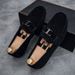 New slip-on soft-soled driving shoes Youth shoes men's casual loafers_vogvips.com