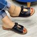 2025 Summer Oversized Bow Sandals, Fish Mouth Flat Bottomed Women's Shoes_vogvips.com
