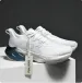 Women And Mens Black Chunky Mesh Dad Sneakers With Reflective Accents Daily Outft_vogvips.com