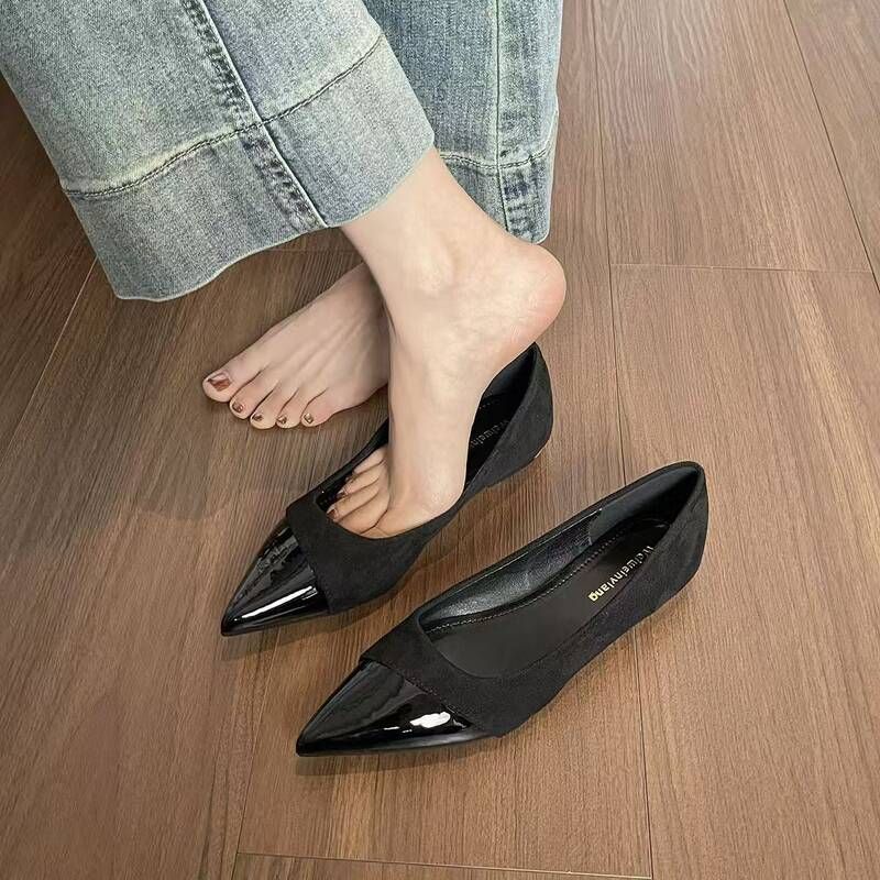 Pointed-toe New Model, Flat Versatile, Perfect For Skirts, Comfortable And Stylish, Large Size, Elegant Shallow_vogvips.com