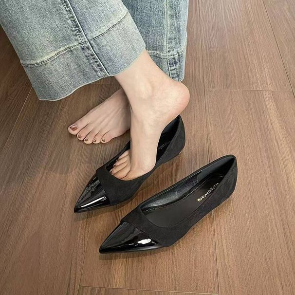 Pointed-toe New Model, Flat Versatile, Perfect For Skirts, Comfortable And Stylish, Large Size, Elegant Shallow_vogvips.com
