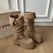 Two-Way Foldable Over-the-Knee Long Wrinkled For Women 2025 Autumn Winter New Fashion Button Thick Sole Riding Boots_vogvips.com