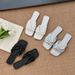 Summer New Style plus Size Women's Flip Flops Flat Outdoor Wear Pleated Casual Sandals_vogvips.com