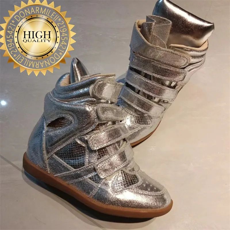 Street Star Classic High Top Fashion Velcro With Increased Height Inside Casual Shoes For Men And Women_vogvips.com