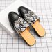 Summer Fashion Snake Pattern Half-slippers Men's Outdoor Casual Half-slippers Personalized Heel-free Slippers One-foot Pointed Toe Versatile Sandals_vogvips.com