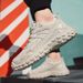 Casual Sneakers 2024 Black Fashion Platform Shoe Outdoor Mesh Breathable Vulcanized Sport Shoes For Men Erkek Ayakkabı_vogvips.com