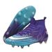 Athletic Shoes Seamless Flying Woven Football Shoes Men's Broken Nails AG Long Nails Adult Lawn Student Competition Training Sports Shoes_vogvips.com