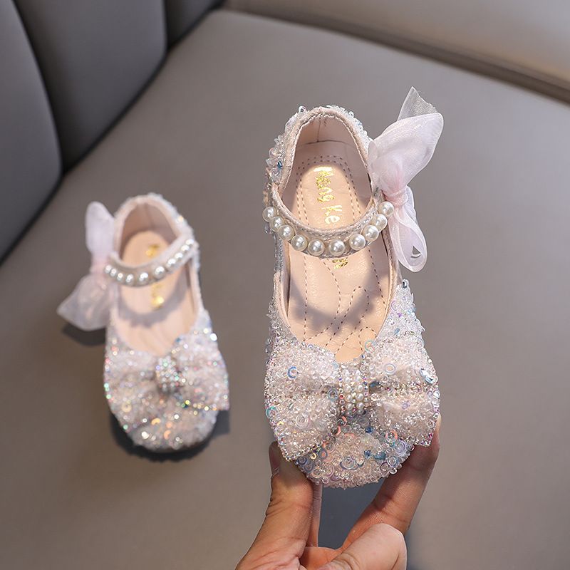 Girls Princess Small And Large Children Single Shoes Dance Performance Shoes_vogvips.com