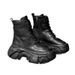 Thick-Soled Martin Boots For Women 2025 Autumn Winter New Genuine Leather Fleece-Lined Petite Internet Celebrity_vogvips.com