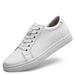 Height-increasing Little White Shoes Men's Leather Hollowed-out Cowhide Board Shoes Men's Shoes Sports And Leisure-size_vogvips.com