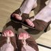 2025 New Style Pointed Toe Open-Toe Stiletto Heel Sandals Summer Women's Pleated Metal Buckle Elegant Sexy Slippers_vogvips.com