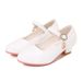 2026 2025 Heels Girls' High New White Princess Leather Children's Performance Student 25-40 Kids Dance Shoes Size 5 Girl_vogvips.com