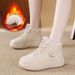 Fleece-Lined Thickened Snow 2025 Winter New Thick-Soled Mid-Calf Cotton Warm Cold-Proof Short Boots For Women 356-1_vogvips.com