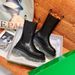 Leather Skinny Elastic Midsole Chimney New Short Thick Soled Martin Boots, Women's Boots_vogvips.com