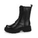 2026 Genuine 2 Leather Martin For Women New British Style Thick Sole Height-Increasing Short Stylish Black Motorcycle 2026_vogvips.com