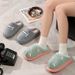 Women's Slippers Autumn Winter 25 New Warm Non-Slip Maternity Home Indoor Cotton Shoes Thick Sole Cute_vogvips.com