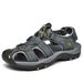 High Quality Sandals, Large Dock Layer Cowhide Outdoor Leather Hollowed Out Shoes, Thick Soled Casual Men's Sandals_vogvips.com