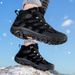 Winter Snow Boots Women Warm Comfortable Plush Flat Anti-slip High-top Boots Women Durable Casual Breathable Hiking Boots Men_vogvips.com