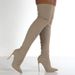 large Size Boots Knitted Sexy Stilettos New Ins Over-the-knee Socks Boots_vogvips.com