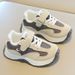Boys' Sports With Leather Surface, Children's For Ages 1-6, Running Korean Style Girls' Dad Shoes, Soft And Fashionable_vogvips.com