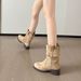 Retro Pointed-toe Dr. Martens Boots For Women's Autumn And Winter 2026_vogvips.com