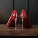 8001-1 New Model Blade High Heels With Side Air Cushion, Sexy Black Pointed Toe Stiletto Heels, Exquisite Red Sole_vogvips.com