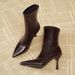 Niche Light Luxury Autumn Winter Handmade Fashion Women's Boots Heel Soft Leather Retro High Thin_vogvips.com