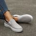 New Thick Soled Board With One Step Stepping, Low Top, Large Fashion, Sports And Leisure Single Shoes For Women_vogvips.com