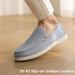 Men's Lazy Waist Loafers Comfortable Casual Shoes Suitable For Work And Daily Wear Wide Width Options Available_vogvips.com