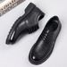 Casual Men's Cowhide 2025 Summer Breathable Sandals Business Formal Hollow Out Leather Shoes Men_vogvips.com