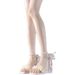 French Evening Breeze Niche Pearl High Sandals For Women Summer 2024 New Mid Heel Fairy Style Super Popular Fashion_vogvips.com
