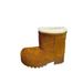 New Trendy Shoes Solid Color Genuine Leather Real Fur Slip-On Snow Big Toe Thick Sole Fashion Casual Winter Women's_vogvips.com