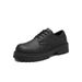 Large Size Black British Style Thick Sole Derby Men's Suit Shoes 2025 Spring_vogvips.com