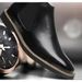 Men's Large Size British Pointed-toe Martin Youth Korean Style Trendy Chelsea Boots, Short Retro Leather Shoes_vogvips.com