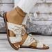 Women's plus Size Flat Sandals Summer Soft Sole Strappy Beach New Style Shoes_vogvips.com