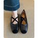 Lancui~ French Style Soft Sole Women's Flat Ballet Shallow Mouth Evening Cross Strap Mary Jane Shoes_vogvips.com