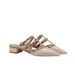 Spring New Pointed Rivet Cool Women's Thick Lazy Shoes Liu Nail Baotou High Heel Half Slippers_vogvips.com