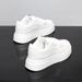 Men's Casual Sneakers Genuine Leather Platform Sports Shoes Hidden Heel Lift Versatile Spring Autumn White Couple's Height Increasing_vogvips.com