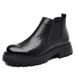 European Warm Series Autumn And Winter Mid-Top Short British Style Men's Velvet Warm Low-Top Martin Boots_vogvips.com