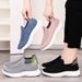 Women's Versatile Spring New Fly-knit Running Breathable Sports Shoes, Comfortable Trendy Women's Shoes With Soft Soles_vogvips.com