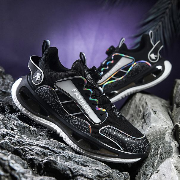 New Summer Mesh Breathable Sports Men, Fashionable And Casual, Student Rotating Twist Buckle Running Shoes For Men_vogvips.com