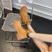 European Warm Series Women's Yellow Men's Thick-Soled Big-Toe Couple's Shoes Single Cotton Same Martin Boots British Style Leather Surface_vogvips.com