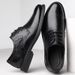 New Single Top Layer Cowhide Business Formal Fashion Casual Lace-up Genuine Leather Men's Shoes_vogvips.com