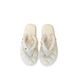 New Style Number Buckle Flip-Flops 2025 Summer New Genuine Leather Toe Thick Sole Letter Bread Sandals For Women_vogvips.com