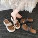 Retro Woven Flip-flops For Women, 2025 New Summer Style, Fashionable And Trendy Thick-soled Sandals To Pair With Skirts,_vogvips.com