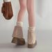 2025 Winter Niche Design Thick-Soled Furry Wide-Leg Versatile Snow Factory Plush Warm Fashion Boots_vogvips.com