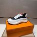 Light Luxury Sports For Men, Cowhide Patchwork Mesh Summer Breathable Color-Block Casual Shoes, Soft Sole_vogvips.com