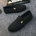 SHLIANG Classic Soft Canvas Shoes Penny Men Loafers Slip On Casual Men Shoes Comfort Driving Shoes Men Flats Walking Footwear SB134_vogvips.com